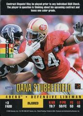 Dana Stubblefield Football Cards 1995 Panini Donruss Red Zone Prices