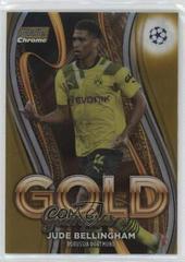 Jude Bellingham [Gold] #85 Soccer Cards 2022 Stadium Club Chrome UEFA Competitions Prices