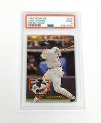 Tony Gwynn [Press Proof] #224 Baseball Cards 1995 Donruss Prices