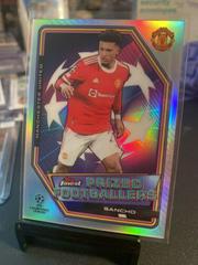 Jadon Sancho #PF-2 Soccer Cards 2021 Topps Finest UEFA Champions League Prized Footballers Prices