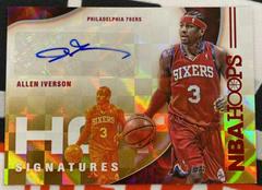 Allen Iverson [Red] Basketball Cards 2021 Panini Hoops Hot Signatures Prices