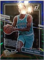 Brandon Miller [Blue Green] #3 Basketball Cards 2023 Panini Donruss The Rookies Prices