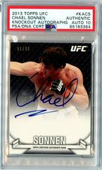 Chael Sonnen Ufc Cards 2013 Topps UFC Knockout Autographs Prices