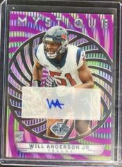 Will Anderson Jr. [Purple] #40 Football Cards 2023 Panini Illusions Mystique Autograph Prices