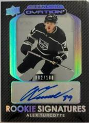 Alex Turcotte #SORS-AT Hockey Cards 2021 Upper Deck Ovation Standing Rookie Signatures Prices