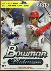Blaster Box Baseball Cards 2019 Bowman Platinum Prices