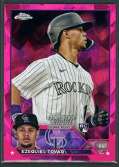 Ezequiel Tovar [Padparadscha] #USCS122 Baseball Cards 2023 Topps Chrome Update Sapphire Prices