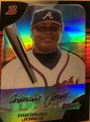 Andruw Jones [Refractor] #93 Baseball Cards 2005 Bowman Chrome Prices