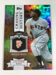 Willie Mays [Holofoil Gold] #CH-47 Baseball Cards 2013 Topps Chasing History Prices