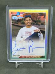Lizandro Rodriguez #92RJA-LR Baseball Cards 2023 Bowman's Best 1992 by Randy Johnson Autographs Prices