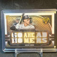 Aaron Judge #TTR-AJ4 Baseball Cards 2022 Topps Triple Threads Relics Prices