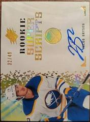 Jacob Bryson [Gold] #RSS-BR Hockey Cards 2021 SPx Rookie Superscripts Prices