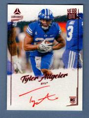 Tyler Allgeier [Red] #YSR-TAL Football Cards 2022 Panini Luminance Year One Signatures RPS Prices