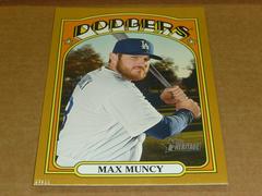 Max Muncy [5x7 Gold] #2 Baseball Cards 2021 Topps Heritage Prices