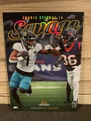Travis Etienne Jr. #SAV-2 Football Cards 2023 Panini Luminance Savage Prices