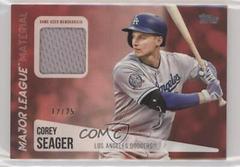 Corey Seager [Red] #CS Baseball Cards 2019 Topps Major League Material Prices