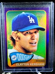 Clayton Kershaw [Purple Refractor] #300 Baseball Cards 2014 Topps Heritage Chrome Prices