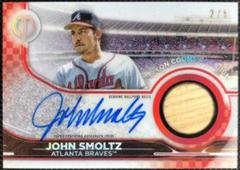 John Smoltz [Red] #TSS-JS Baseball Cards 2022 Topps Tribute Stadium Signatures Prices