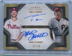 Mike Schmidt / Trea Turner #DA-TS Baseball Cards 2023 Topps Five Star Dual Autograph Prices