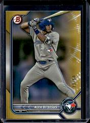 Alex De Jesus [Gold] #BD-147 Baseball Cards 2022 Bowman Draft Prices