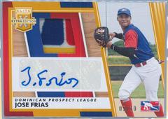 Jose Frias [Gold] #DMS-JF Baseball Cards 2022 Panini Elite Extra Edition DPL Material Signatures Prices