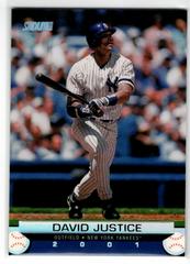 David Justice Baseball Cards 2001 Stadium Club Prices