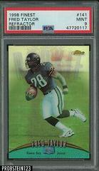 Fred Taylor [Refractor] Football Cards 1998 Topps Finest Prices