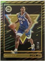 Tyrese Maxey [Gold] #156 Basketball Cards 2023 Panini Recon Prices