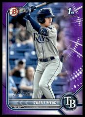 Curtis Mead [Purple] #BP-10 Baseball Cards 2022 Bowman Paper Prospects Prices