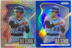 Rod Carew [Shimmer Prizm] #OS-9 Baseball Cards 2022 Panini Prizm Old School Prices