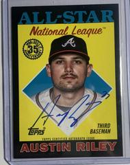 Austin Riley [Black] Baseball Cards 2023 Topps 1988 All Star Autographs Prices
