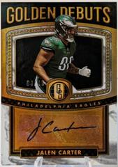 Jalen Carter [White Gold] #GD-5 Football Cards 2023 Panini Gold Standard Golden Debuts Autographs Prices