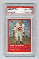Bob Talamini Football Cards 1963 Fleer Prices