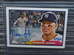 Aaron Judge [Autograph] Baseball Cards 2022 Topps Archives 1988 Big Minis Prices
