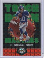 Eli Manning [Green] #TM13 Football Cards 2020 Panini Mosaic Touchdown Masters Prices