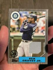 Ken Griffey Jr. [Black] #87R-KG Baseball Cards 2022 Topps 1987 Relics Prices