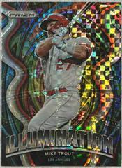 Mike Trout [Power Plaid Prizm] Baseball Cards 2022 Panini Prizm Illumination Prices
