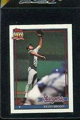Kevin Brown #584 Baseball Cards 1991 Topps Tiffany Prices