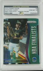 Stephen Curry [Green Prizm] Basketball Cards 2019 Panini Prizm NBA Finalists Prices