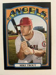 Mike Trout [Black Border] Baseball Cards 2021 Topps Heritage Prices