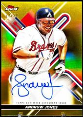Andruw Jones [Gold] Baseball Cards 2022 Topps Finest Autographs Prices