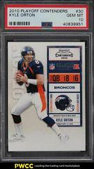 Kyle Orton #30 Football Cards 2010 Playoff Contenders Prices