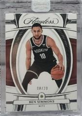 Ben Simmons #82 Basketball Cards 2021 Panini Flawless Prices