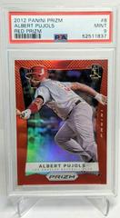 Albert Pujols [Red Prizm] #8 Baseball Cards 2012 Panini Prizm Prices