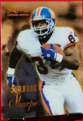 Shannon Sharpe #19 Football Cards 1995 Panini Select Certified Prices
