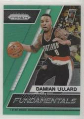 Damian Lillard [Green Prizm] #26 Basketball Cards 2017 Panini Prizm Fundamentals Prices