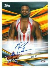Big E Wrestling Cards 2019 Topps WWE SummerSlam Autographs Prices