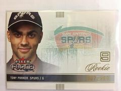 Tony Parker Basketball Cards 2001 Fleer Force Prices