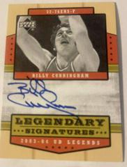 Billy Cunningham Legendary Signatures #LS-CU Basketball Cards 2003 Upper Deck Legends Legendary Signatures Prices