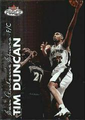 Tim Duncan Basketball Cards 1999 Fleer Force Prices